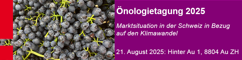 Önologietagung 2025 - Marktsituation in der Schweiz in Bezug auf den Klimawandel